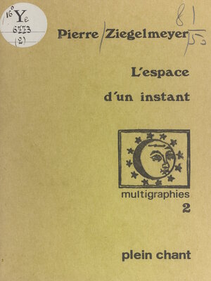 cover image of L'espace d'un instant